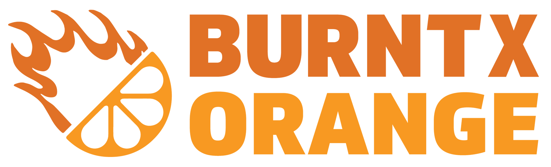 Burnt X Orange logo