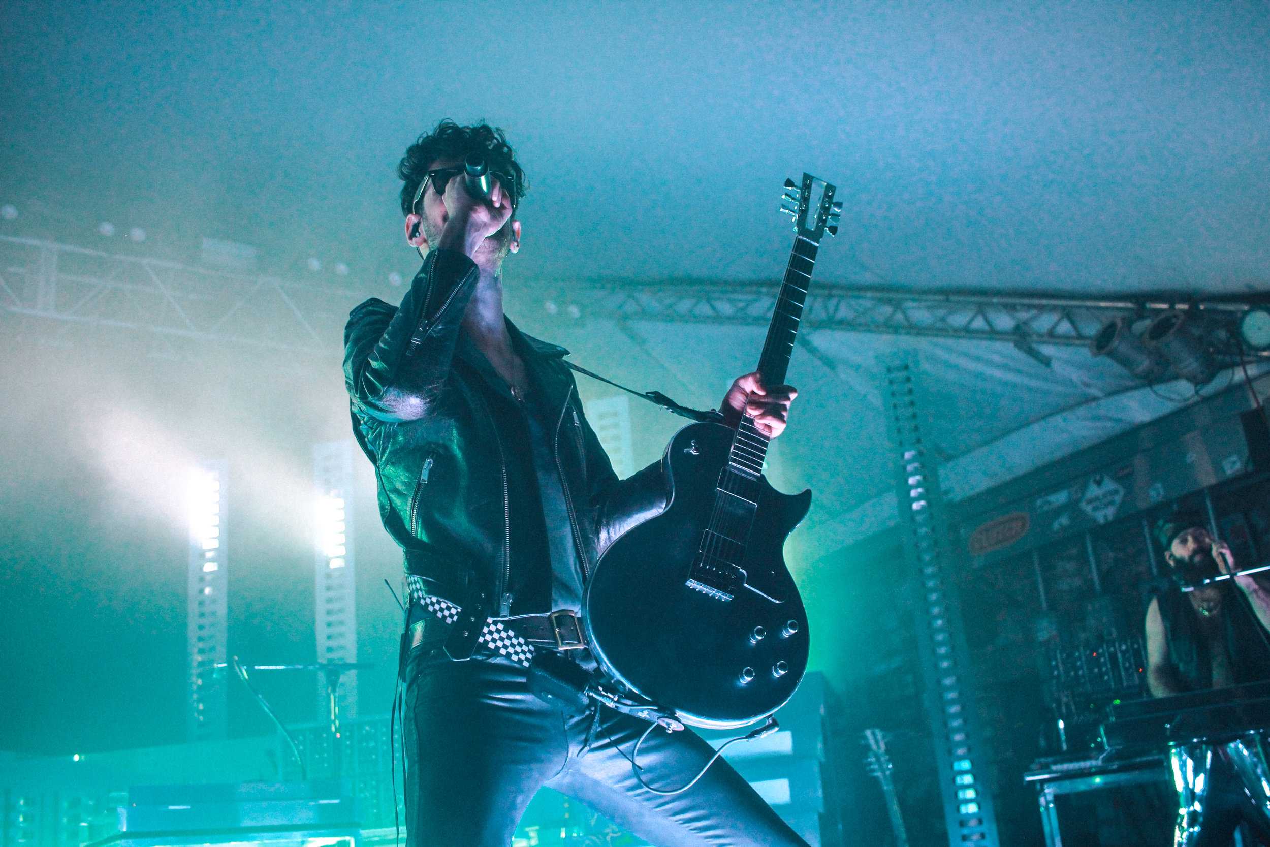   Chromeo is known for mixing rock and electronic music genres.   