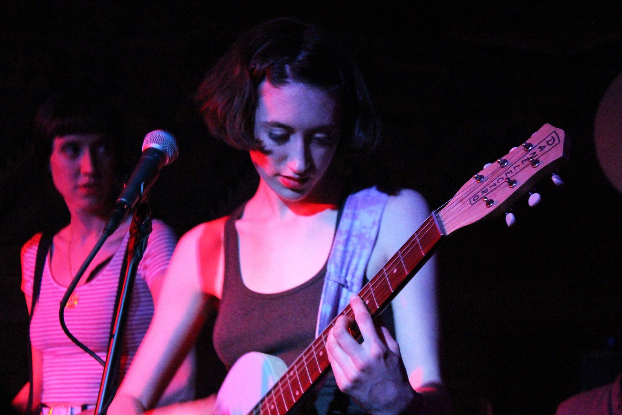   Greta Kline’s band Frankie Cosmos performs at the Sidewinder on April 10.  