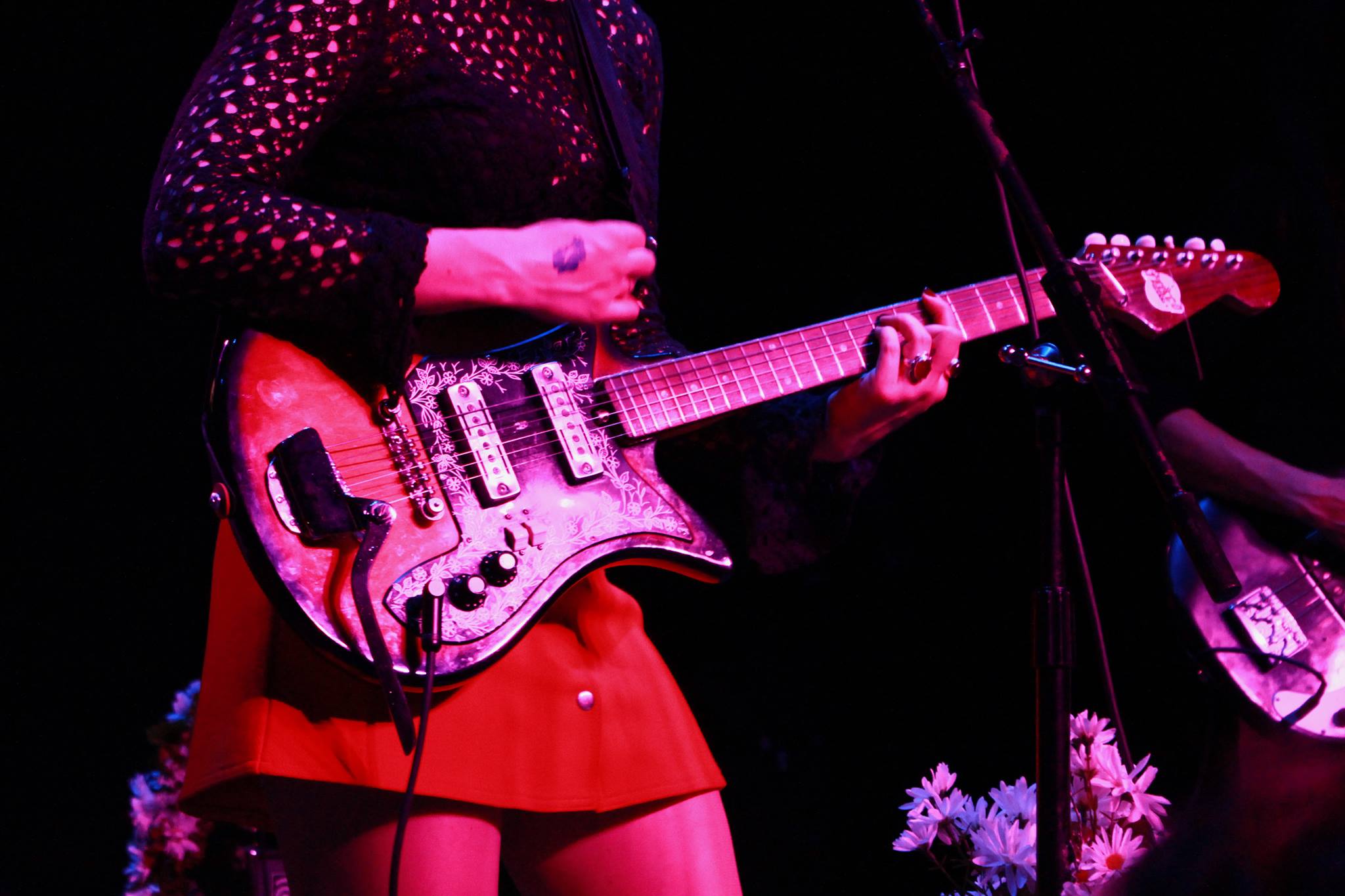   Bleached brings daisies to the Sidewinder outside stage.   