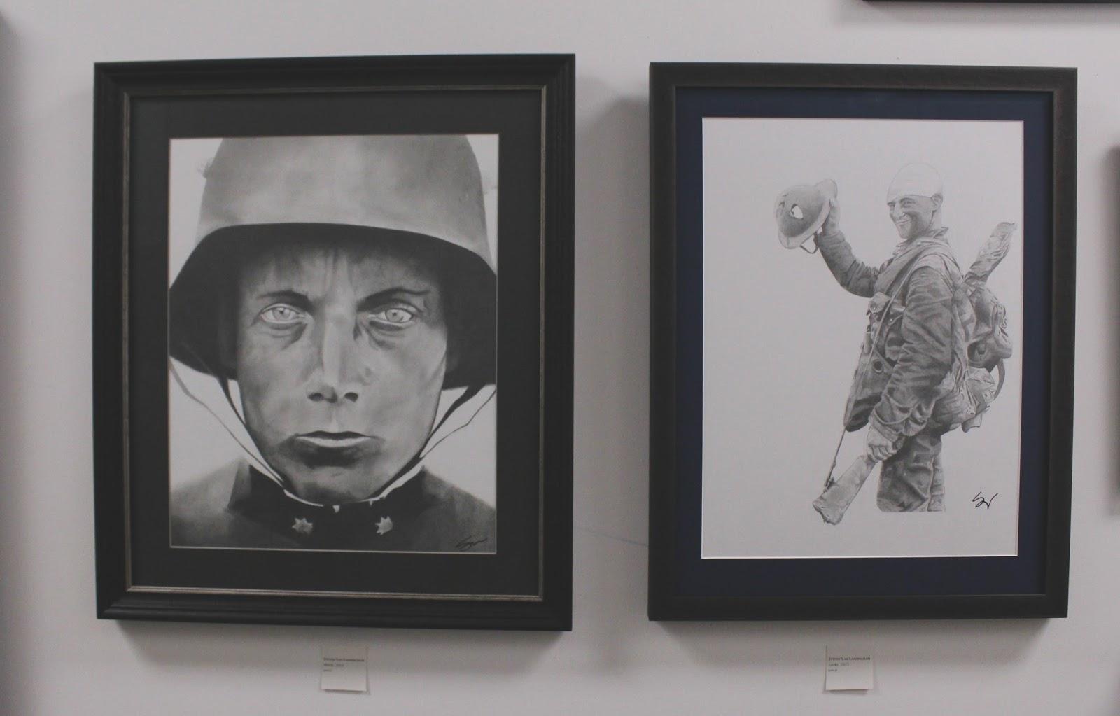   Steven's work is inspired by war stories and veterans.  