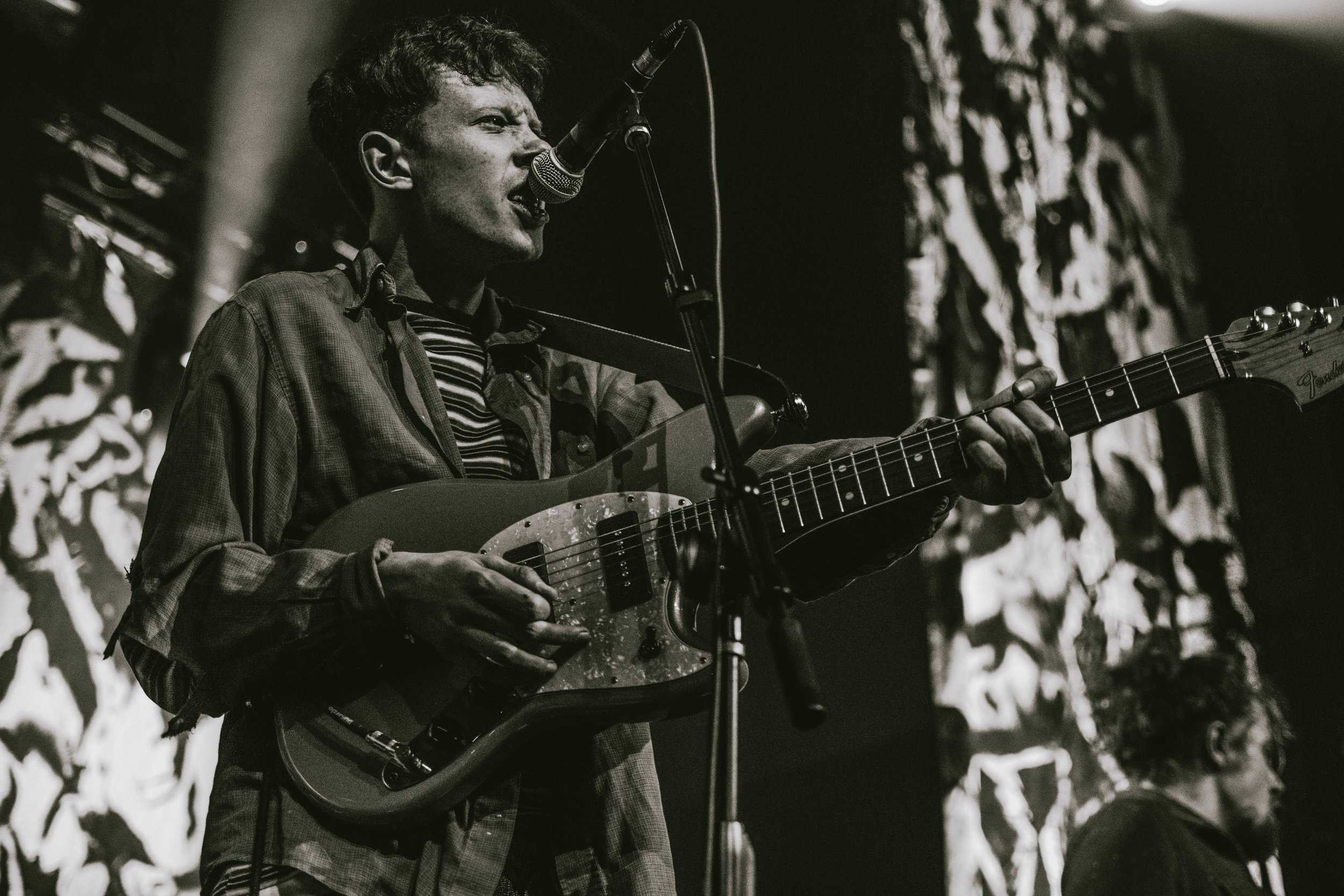   Although King Krule’s songs are relatively mellow, the red-headed singer did not let the energy wane throughout his set.  