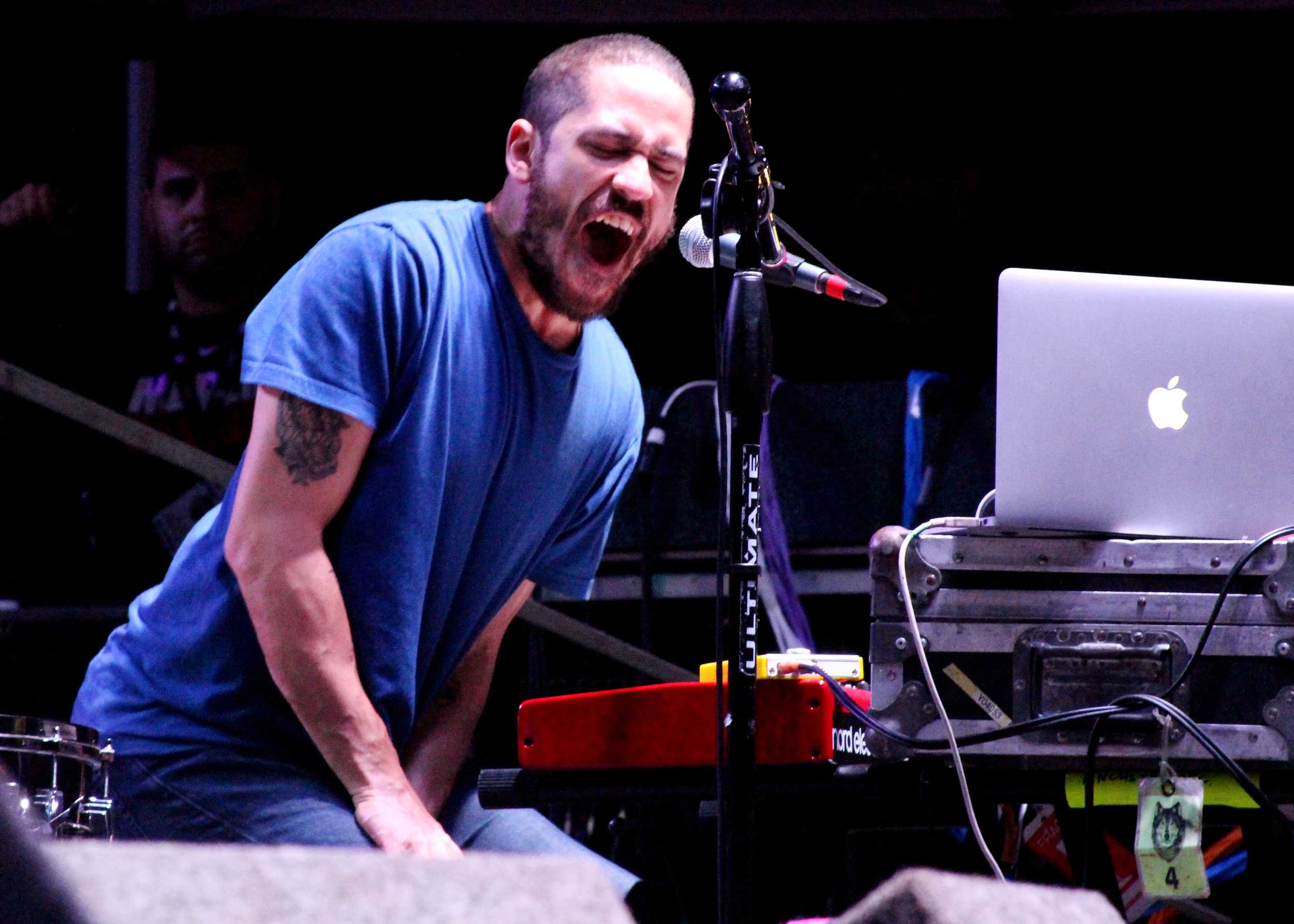   Robert McDowell of Manchester Orchestra.  Photo by Tess Cagle   