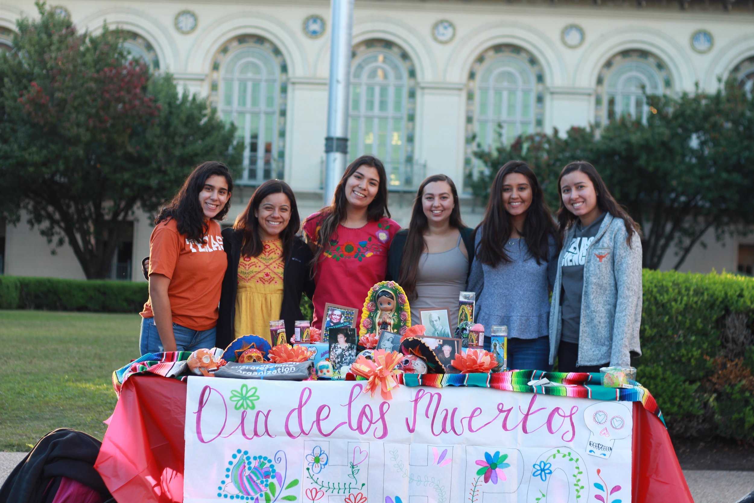  Vianey Jauregui, Alicia, Andrea Martinez, Alyssa Victoria Garza, Alejandra Lozano, and Emily Cardona, are members of a Latinx pre-health organization. They believe it is important to represent minorities in the medical field, and overcome cultural b