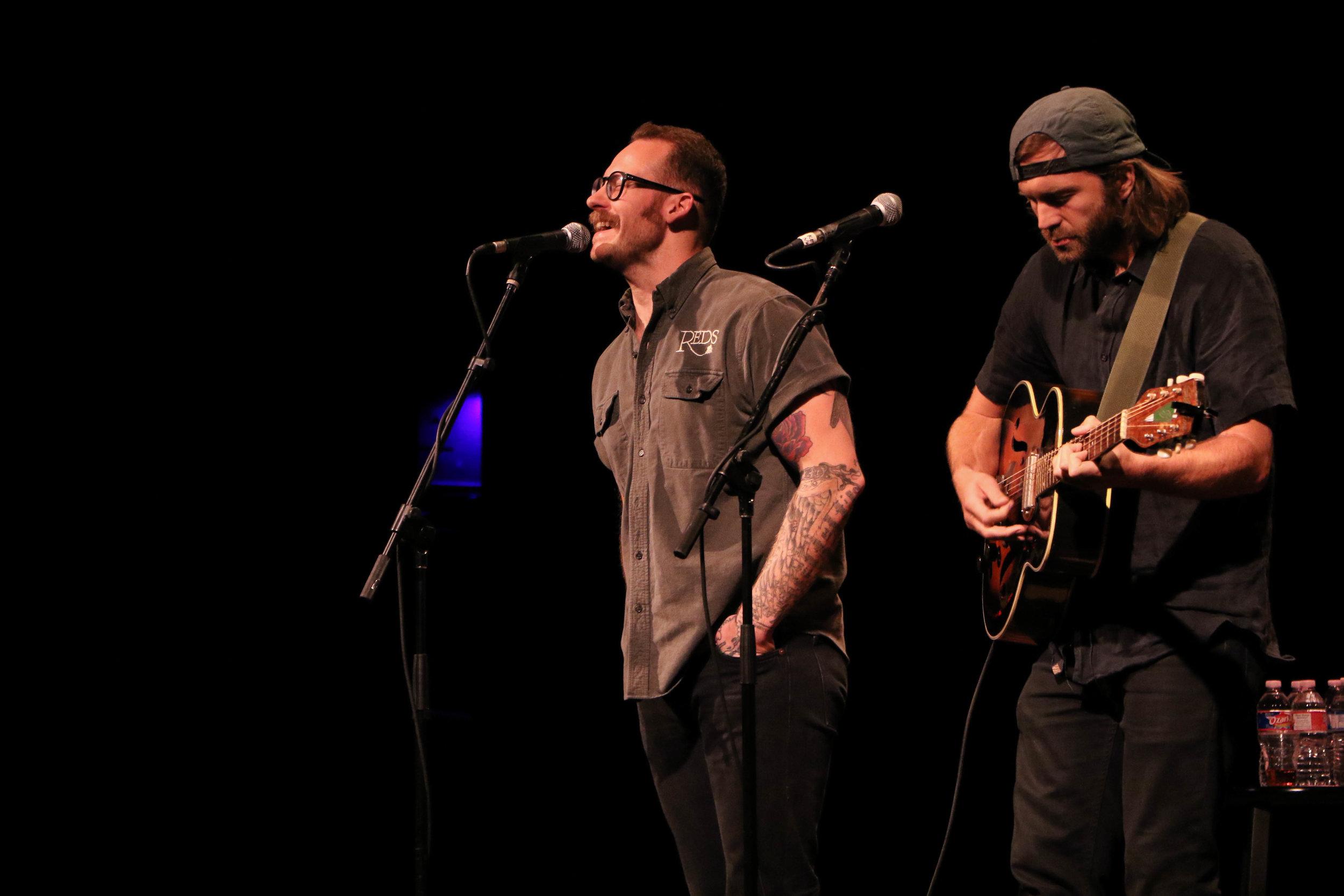  Andy Baxter (left) and Kyle Jahnke (right) formed Penny and Sparrow while they were roommates at UT.&nbsp; 