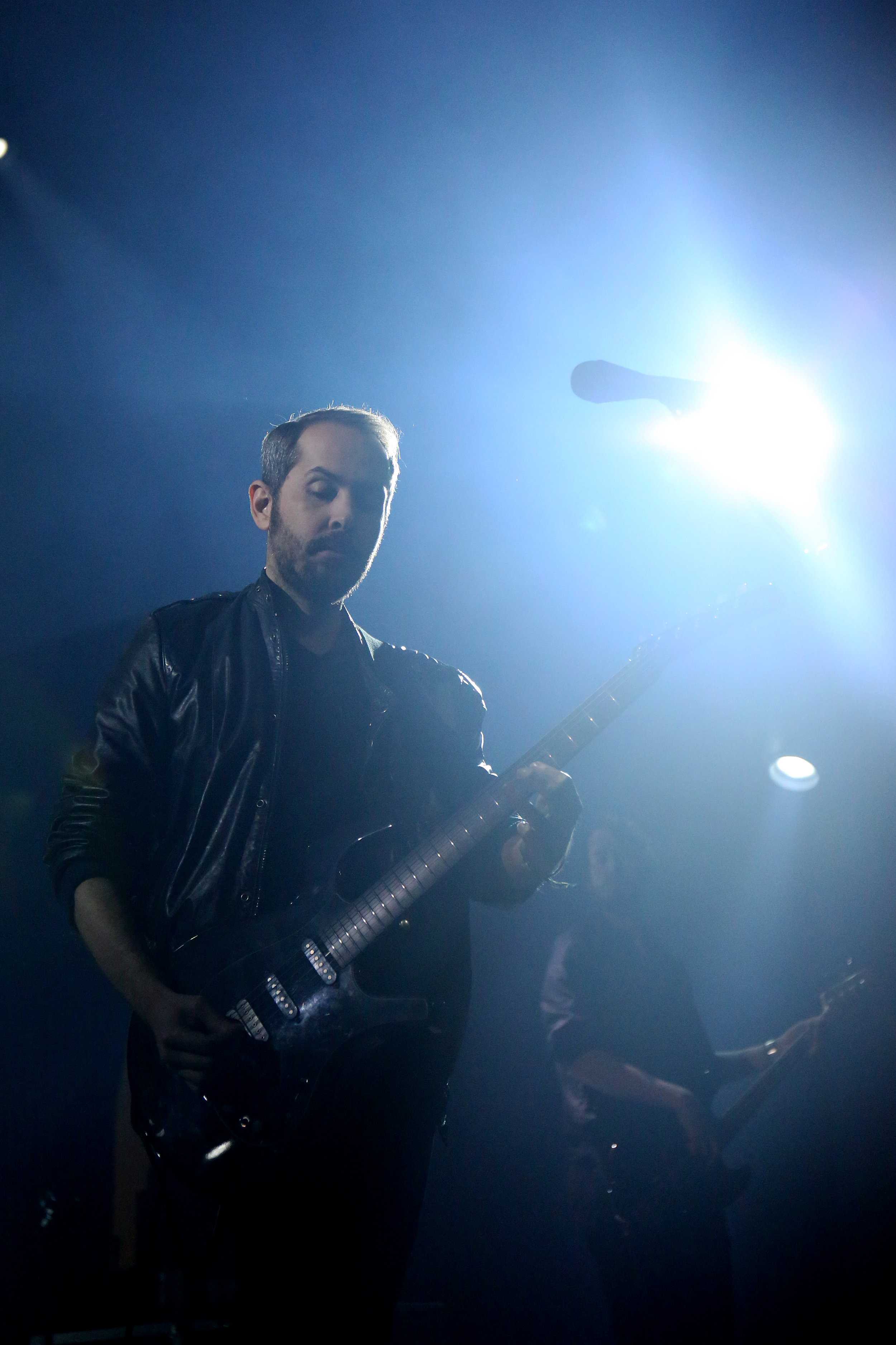   The blue haze of the stage lights sets the tone for Cigarettes After Sex.  