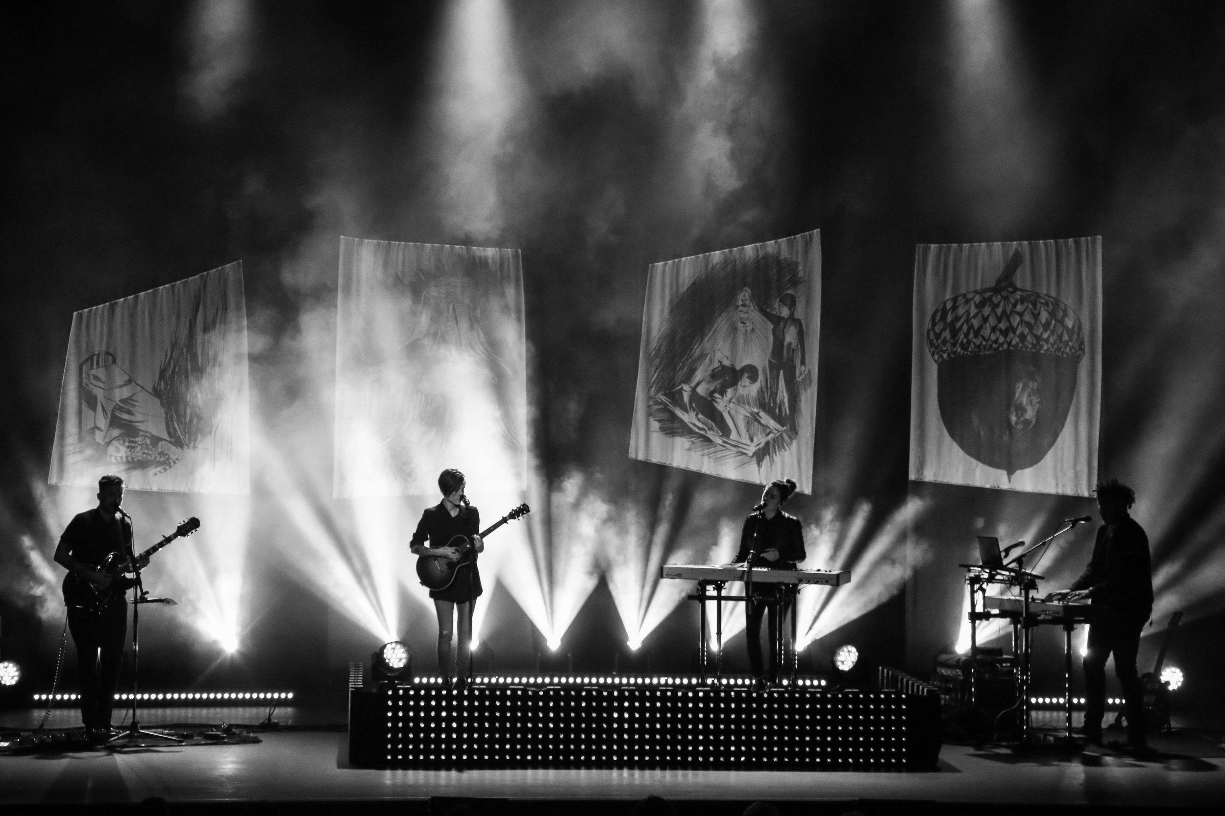   The Paramount Theater was the perfect location for this intimate musical performance.  