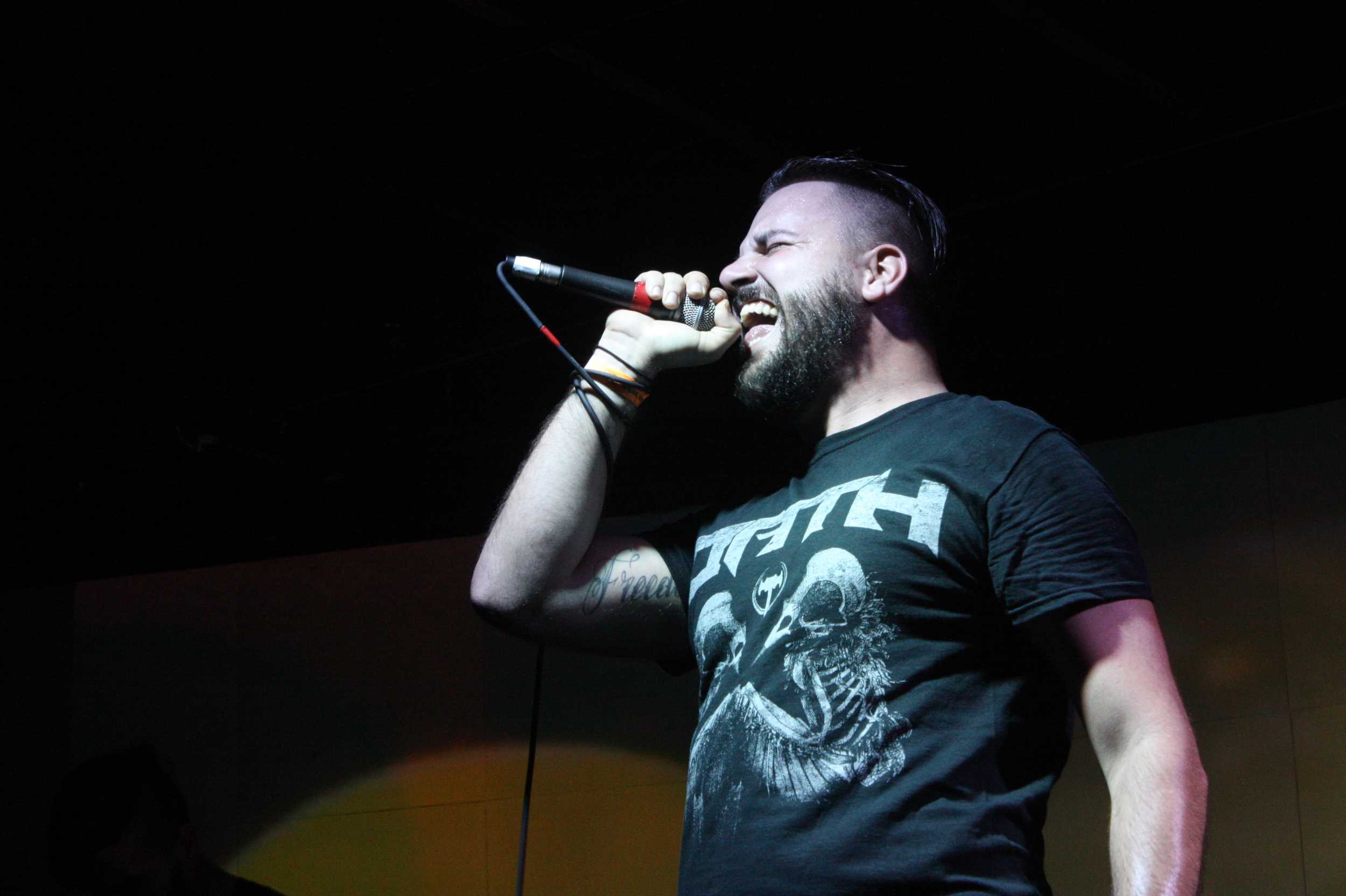   Dennis Tvrdik of Affiance at Empire Control Room &amp; Garage during Texas Independence Festival on April 12.  