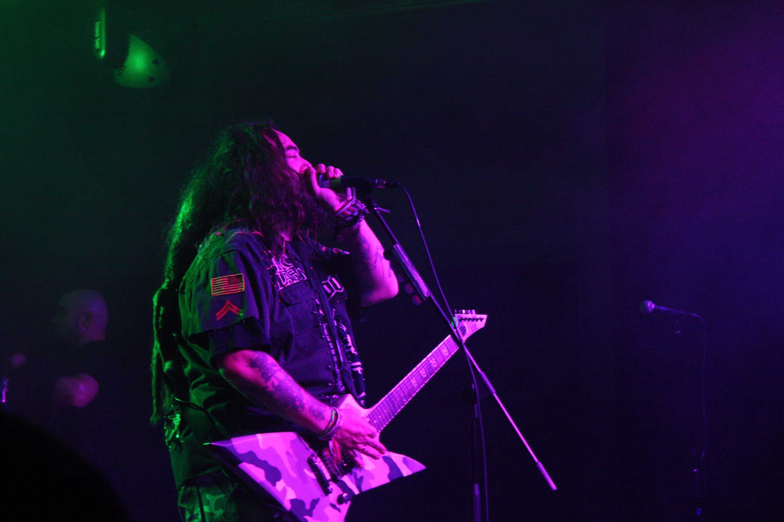   Max Cavalera of Cavalera Conspiracy at Empire Control Room &amp; Garage during Texas Independence Festival on April 12.  