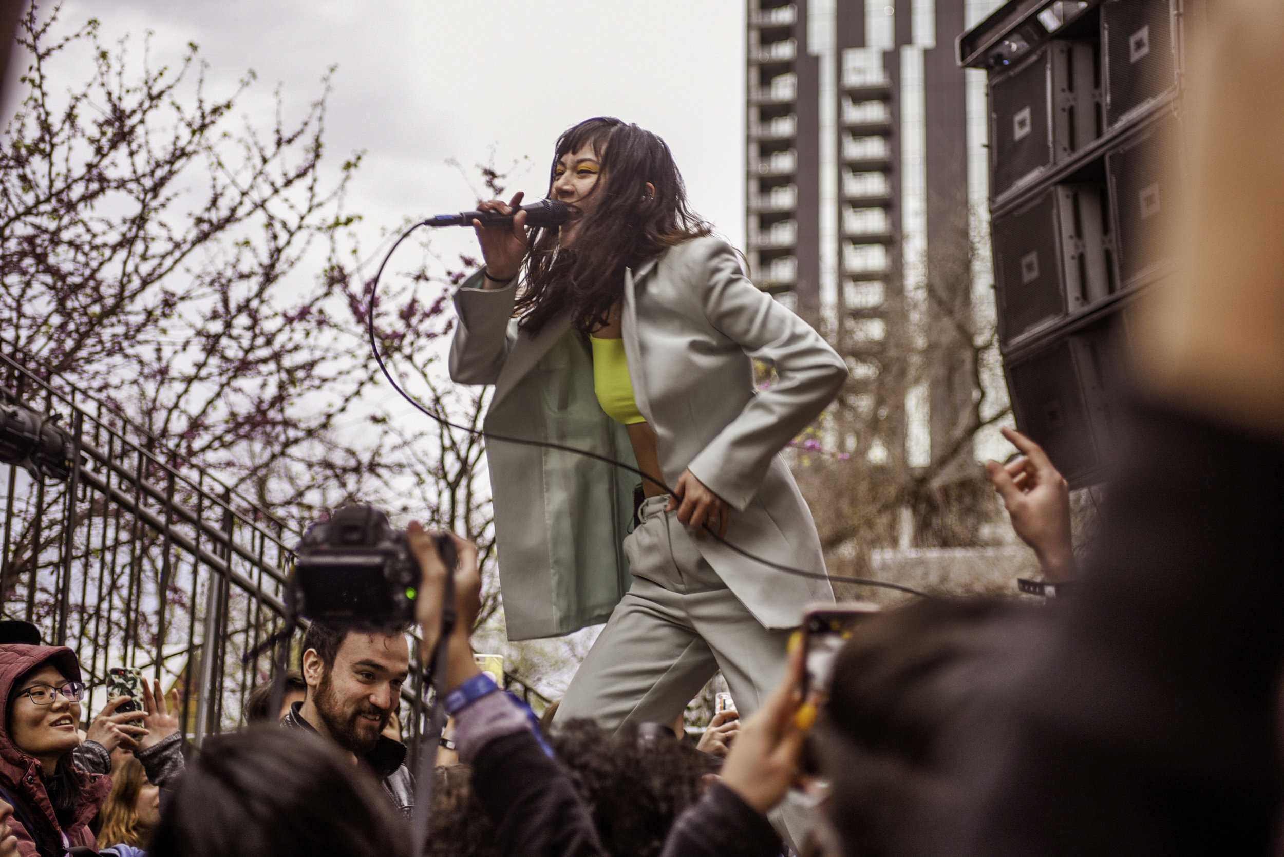  Japanese Breakfast played the Doc Martens showcase on Friday March 15. The band was founded by Michelle Zauner.  