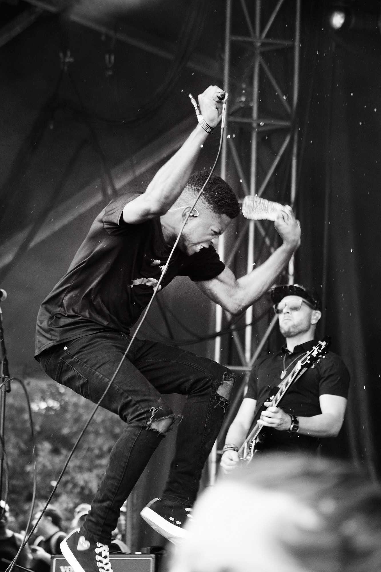   Gallant performs on the ACL stage.&nbsp;  