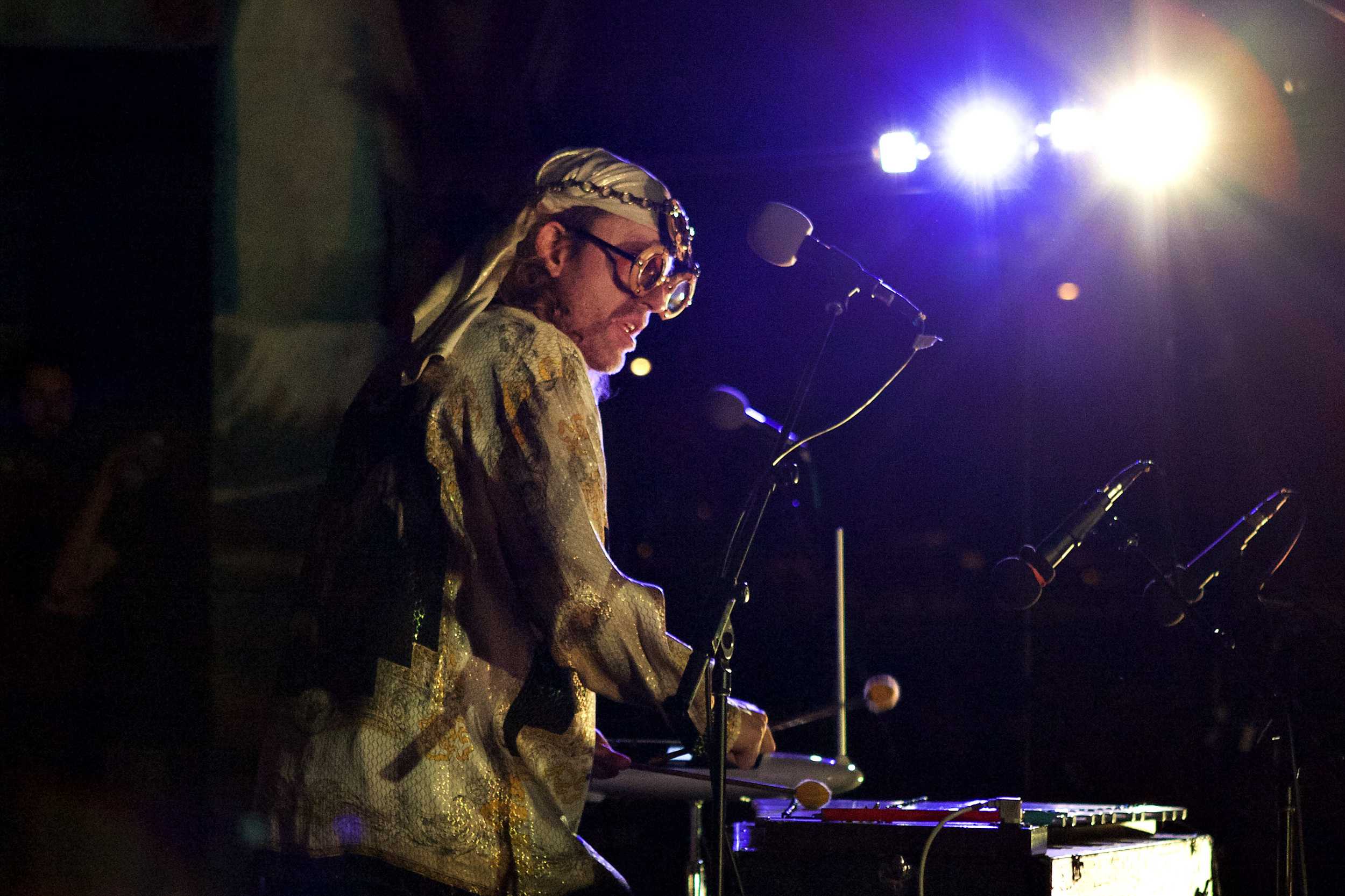  The Golden Dawn Arkestra performs at Pan Am Park during MapJam.&nbsp;   Photo by Sarah Jasmine Montgomery&nbsp;  