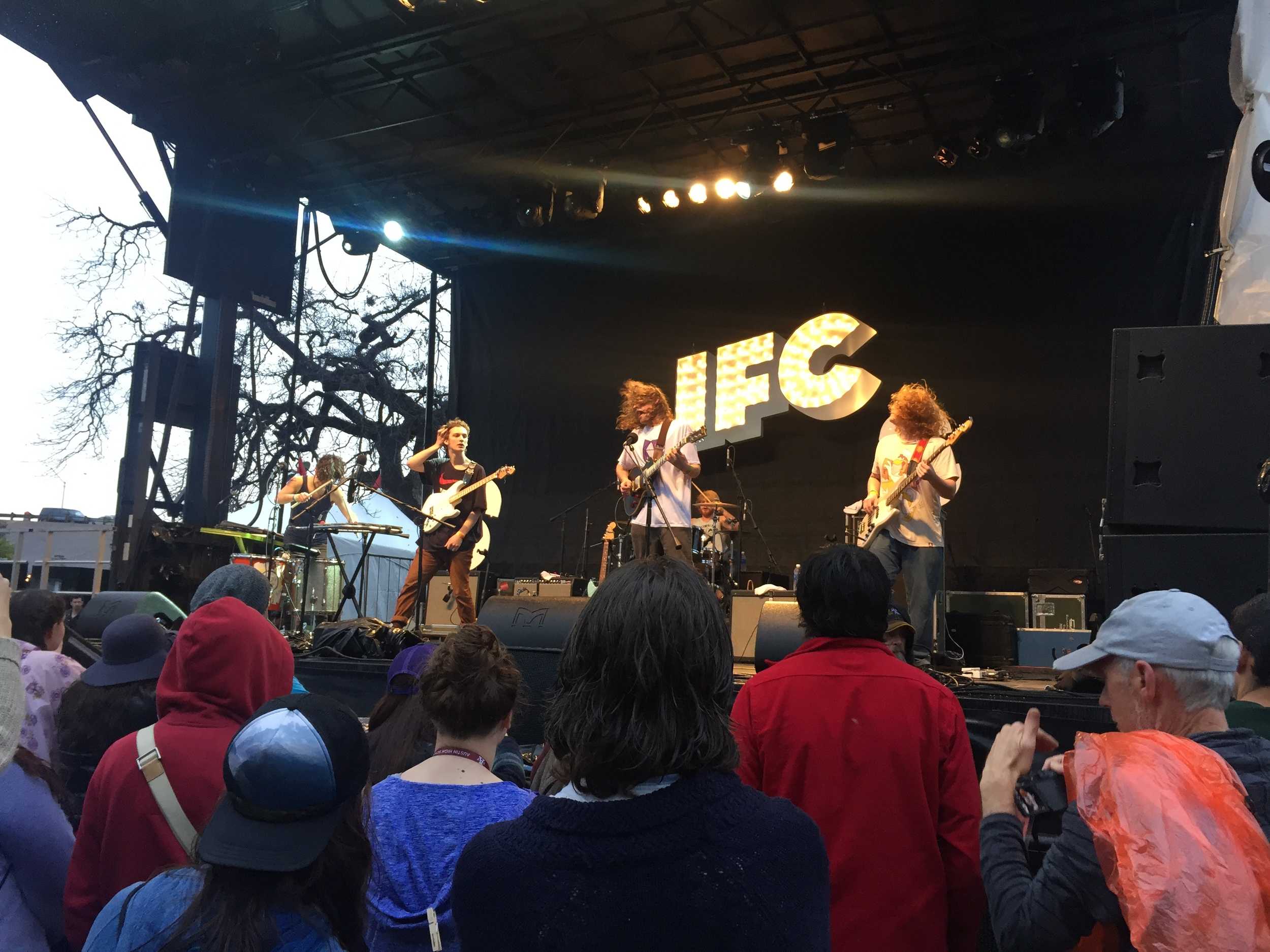  Baltimore-based Sun Club during their performance at IFC Fairgrounds on Saturday March 21.&nbsp;Photo by Emily Gibson.&nbsp; 