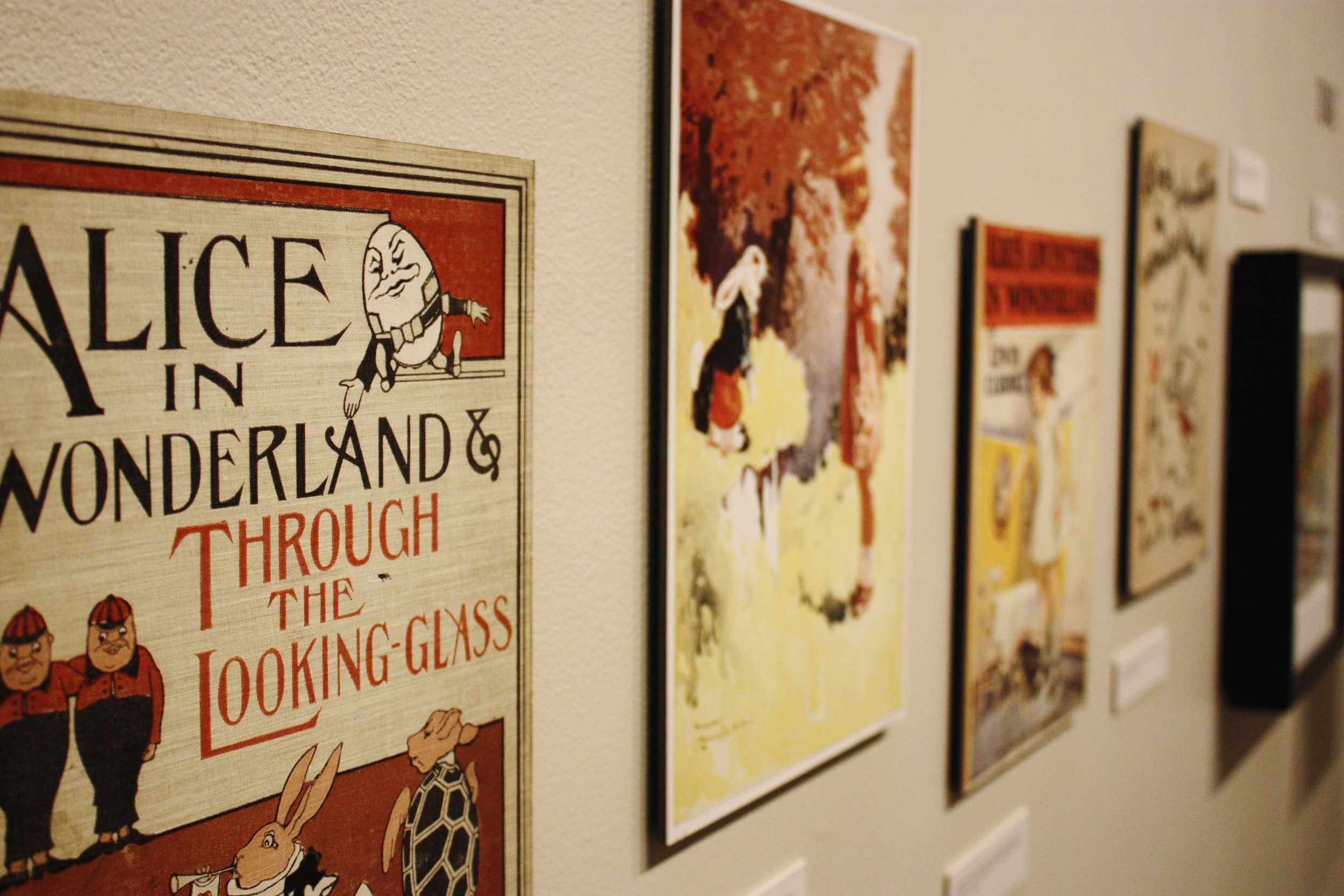  Various book covers for the story “Alice’s Adventures in Wonderland." 