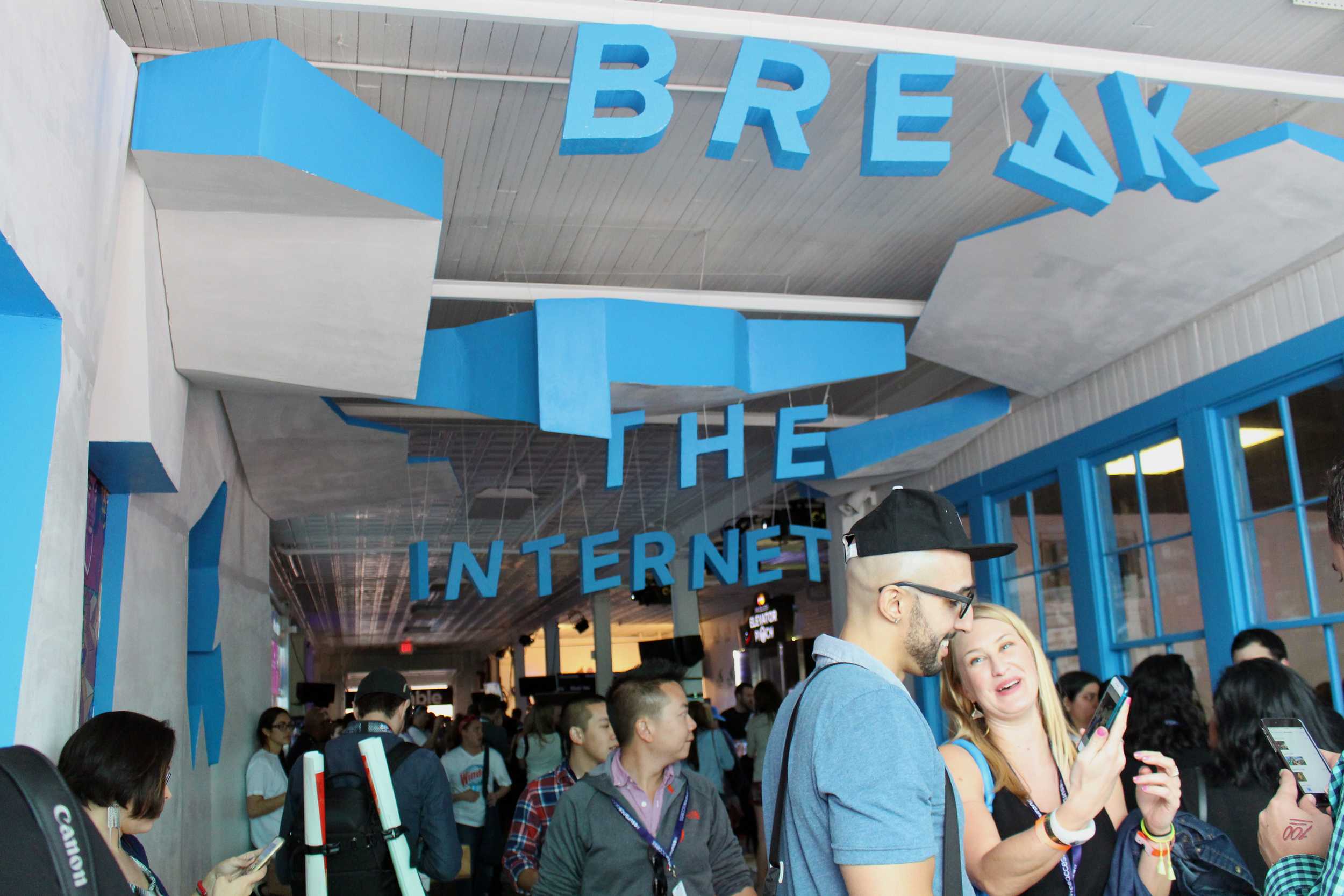  The Mashable House aims to "break the internet" at this year's SXSW interactive.&nbsp;Photo by Samantha J. Grasso. 