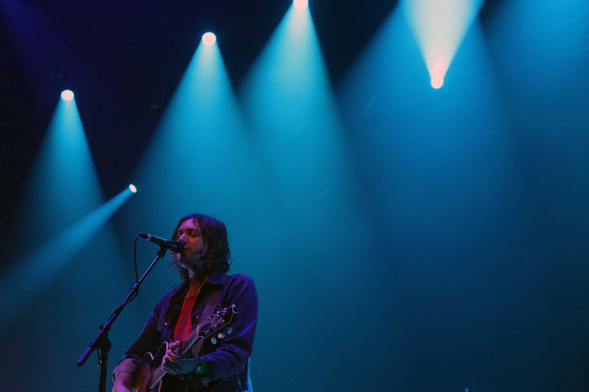  Family of the Year's Joseph Keefe performs at the 101x showcase at ACL Live at the Moody Theater. Keefe told the audience that since the band's song, "Hero" was featured in Richard Linklater's film, "Boyhood," Austin now feels&nbsp;like a second hom