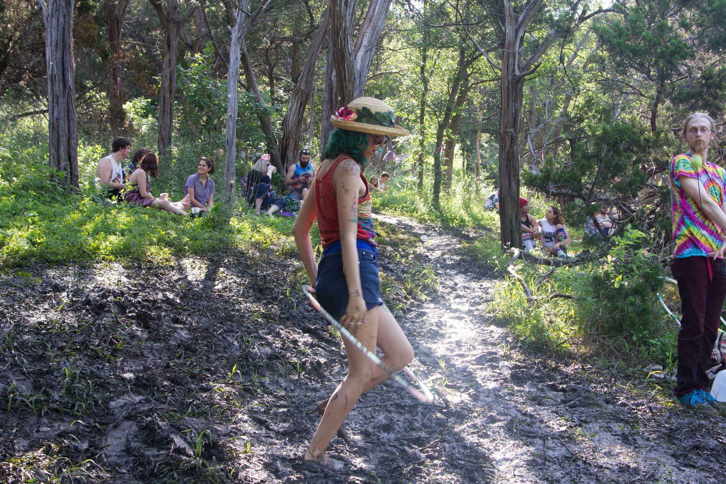   A little mud didn’t stop anyone from celebrating.     