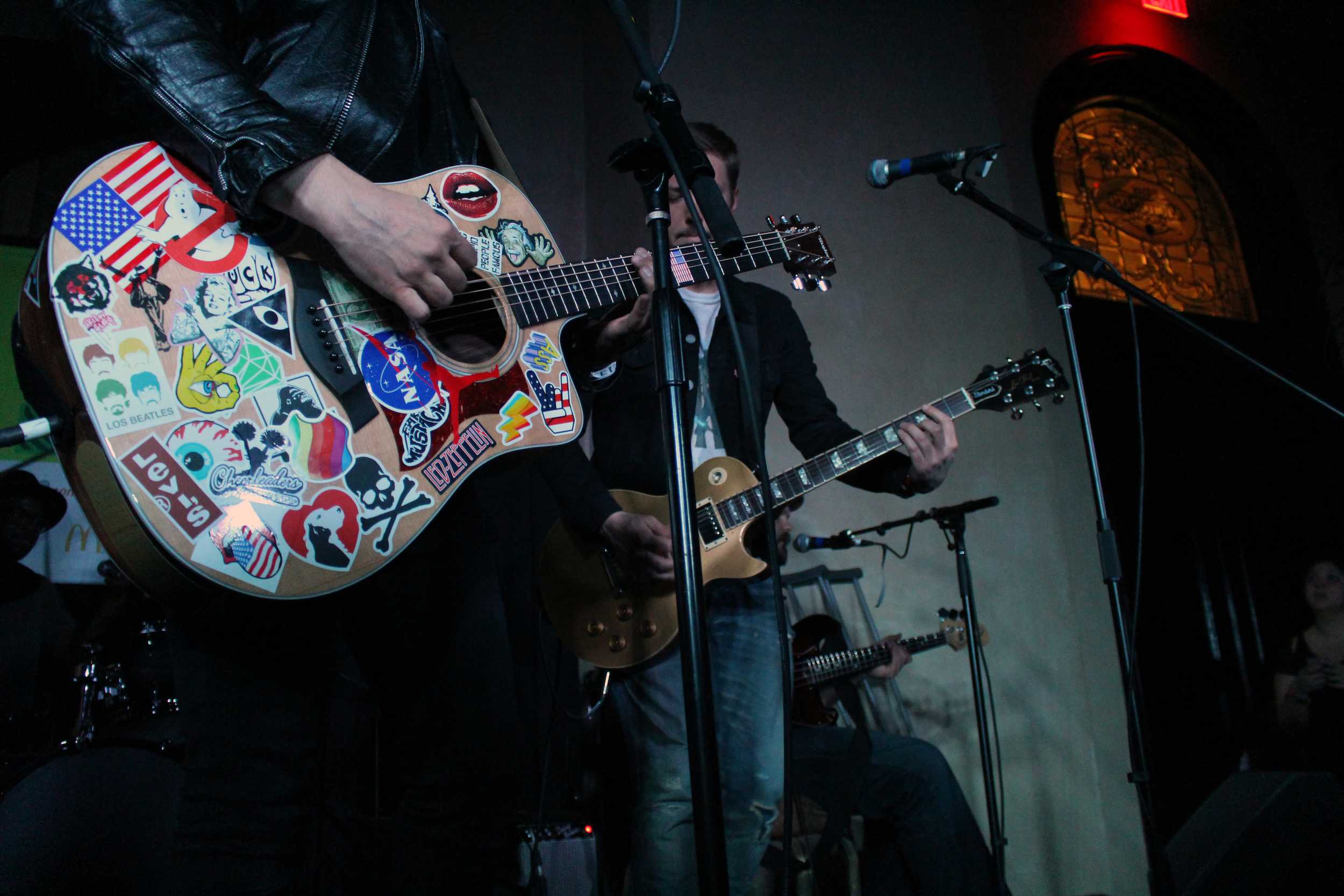  The Plain White T's perform a few of their old tunes at the Driskill Hotel. Photo by Samantha J. Grasso. 