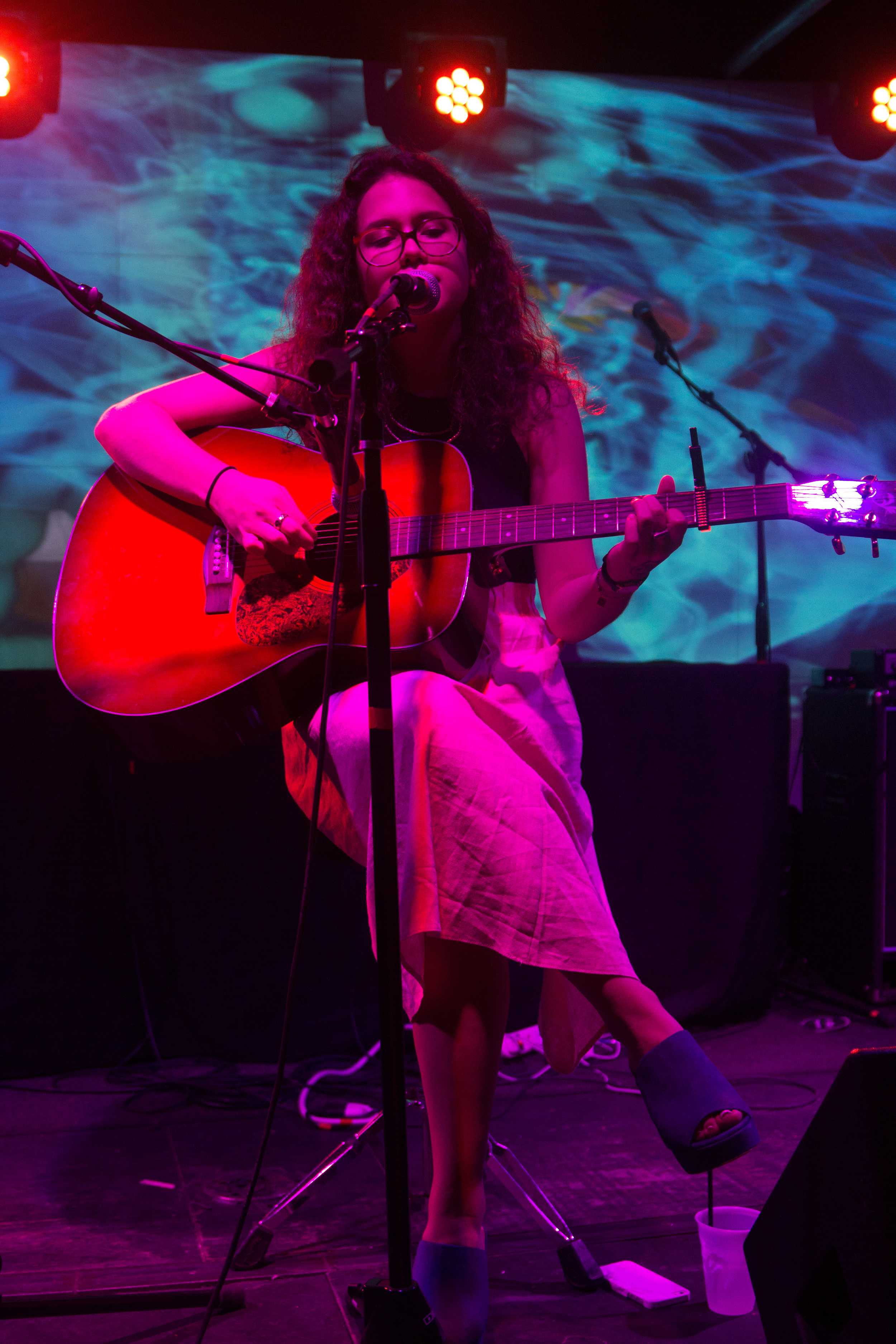   Sofia Sanchez, a veteran of 5-1-Tunes, performing. Photo by Kristin Evans.     