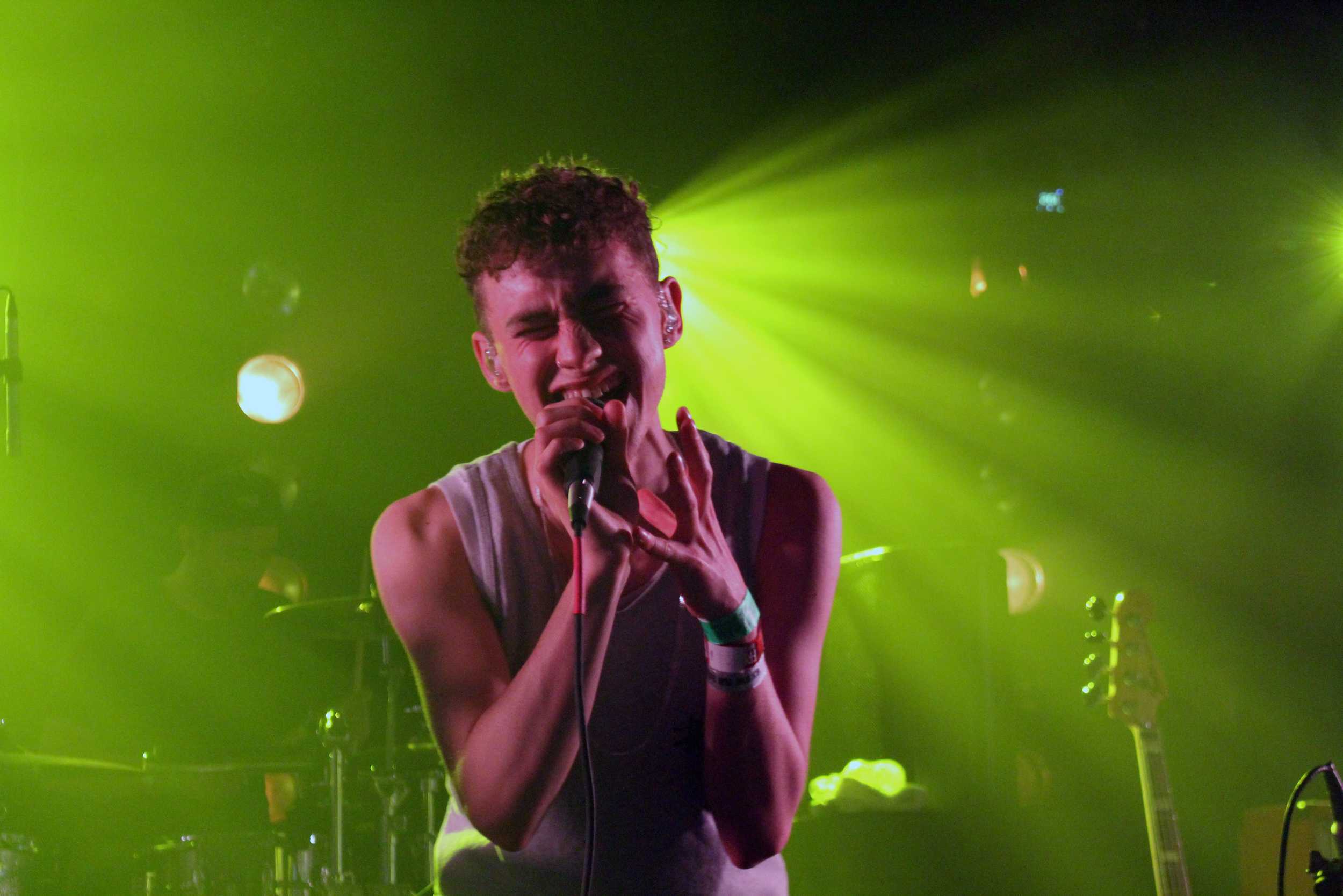  Olly Alexander of UK band Years and Years sings at the Cruel Rhythm showcase at Hype Hotel. Photo by Samantha J. Grasso. 