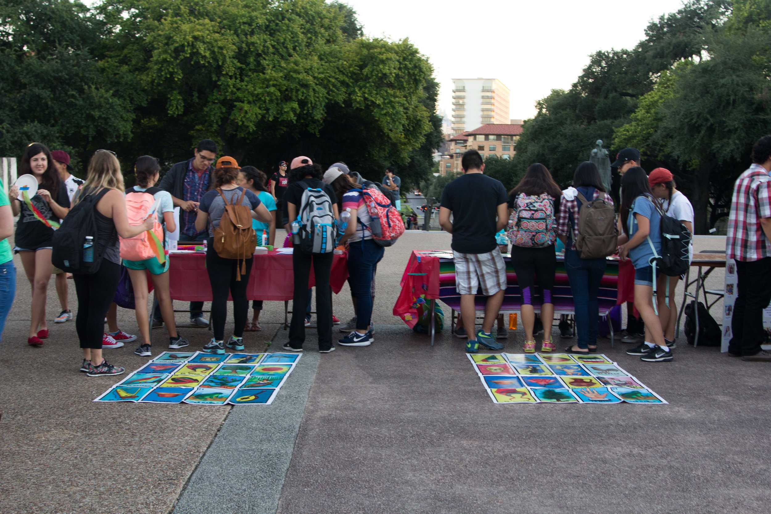   Students experienced cultures through games and crafts.  