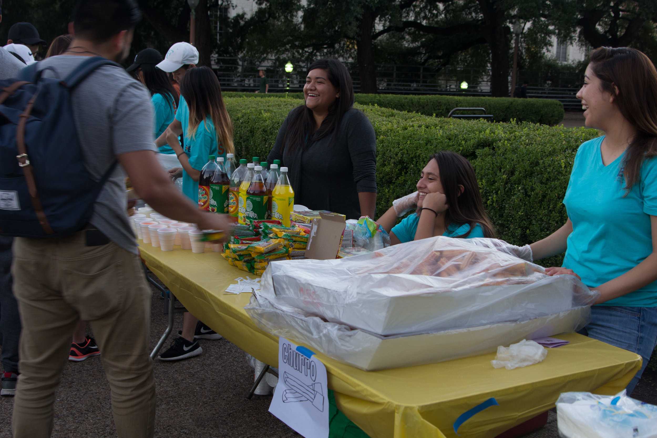   Churros, Mexican candy, and Jarritos were offered for students who completed their Try Culture Passports.  