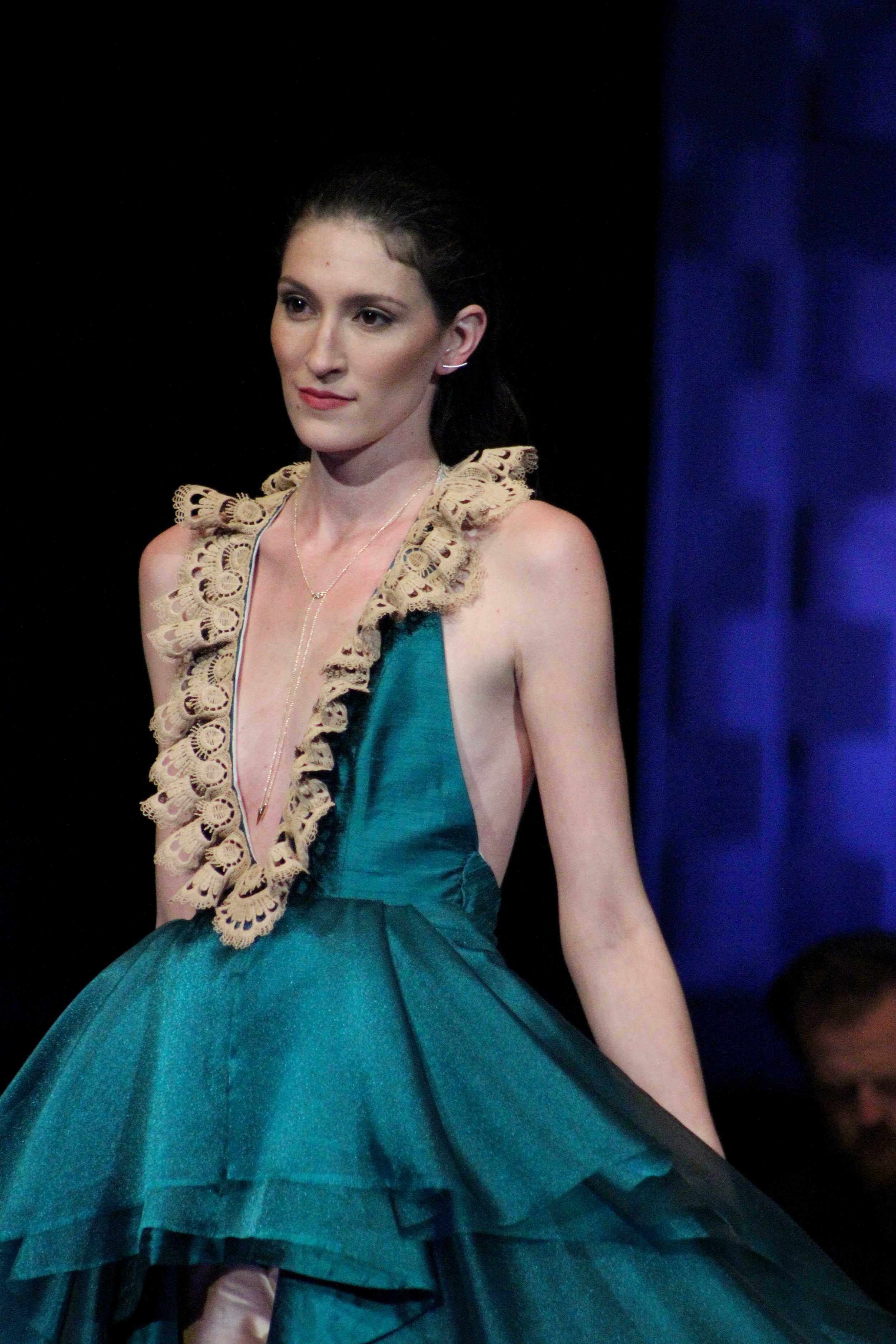   A design by Raluca Popuviciu in the evening gown category.  