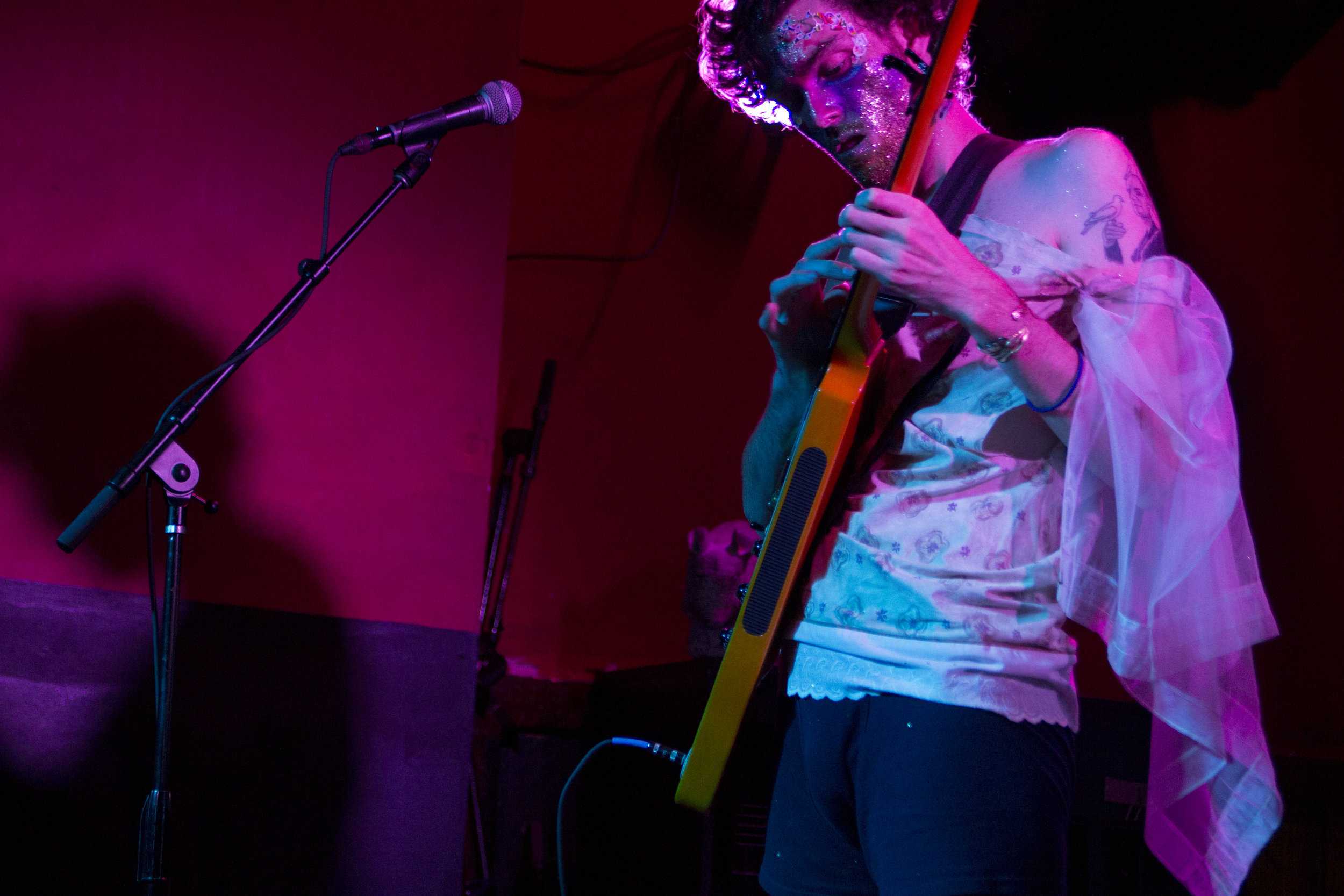   As a queer band, PWR BTTM made sure to let the crowd know that this was a safe space for everyone to feel welcome.  