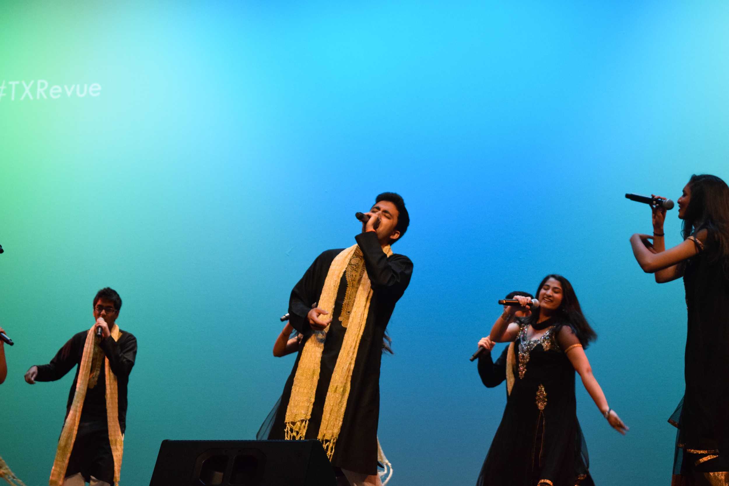   Hum A Cappella performed an a cappella number of traditional South Asian music.  