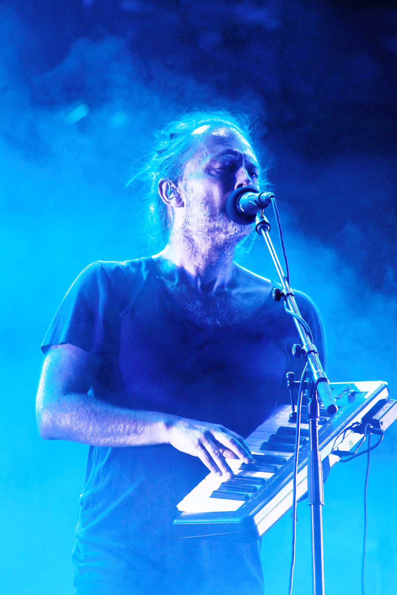   English rock band Radiohead performs.&nbsp;  