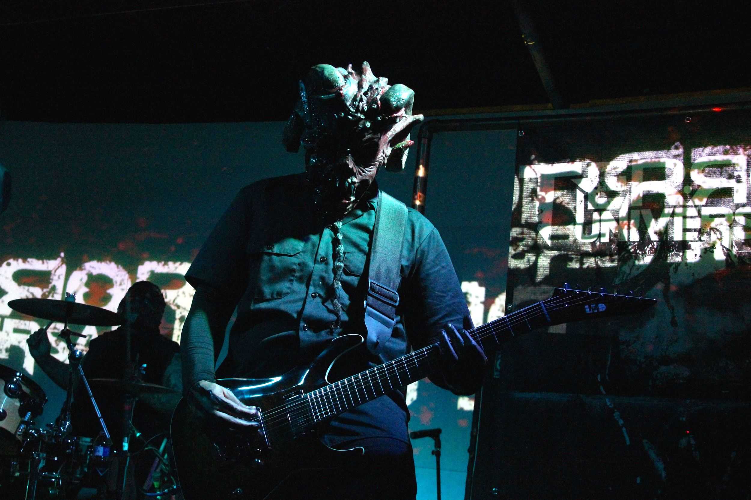   niversal Terror onstage at Empire Control Room &amp; Garage, April 11, 2015.  