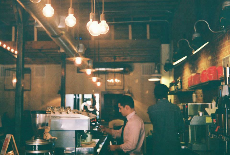   Listening to the buzzing sounds and voices in West Oak Coffee bar in Denton is the perfect pick-me-up.    Photo by Kristen Hubby  