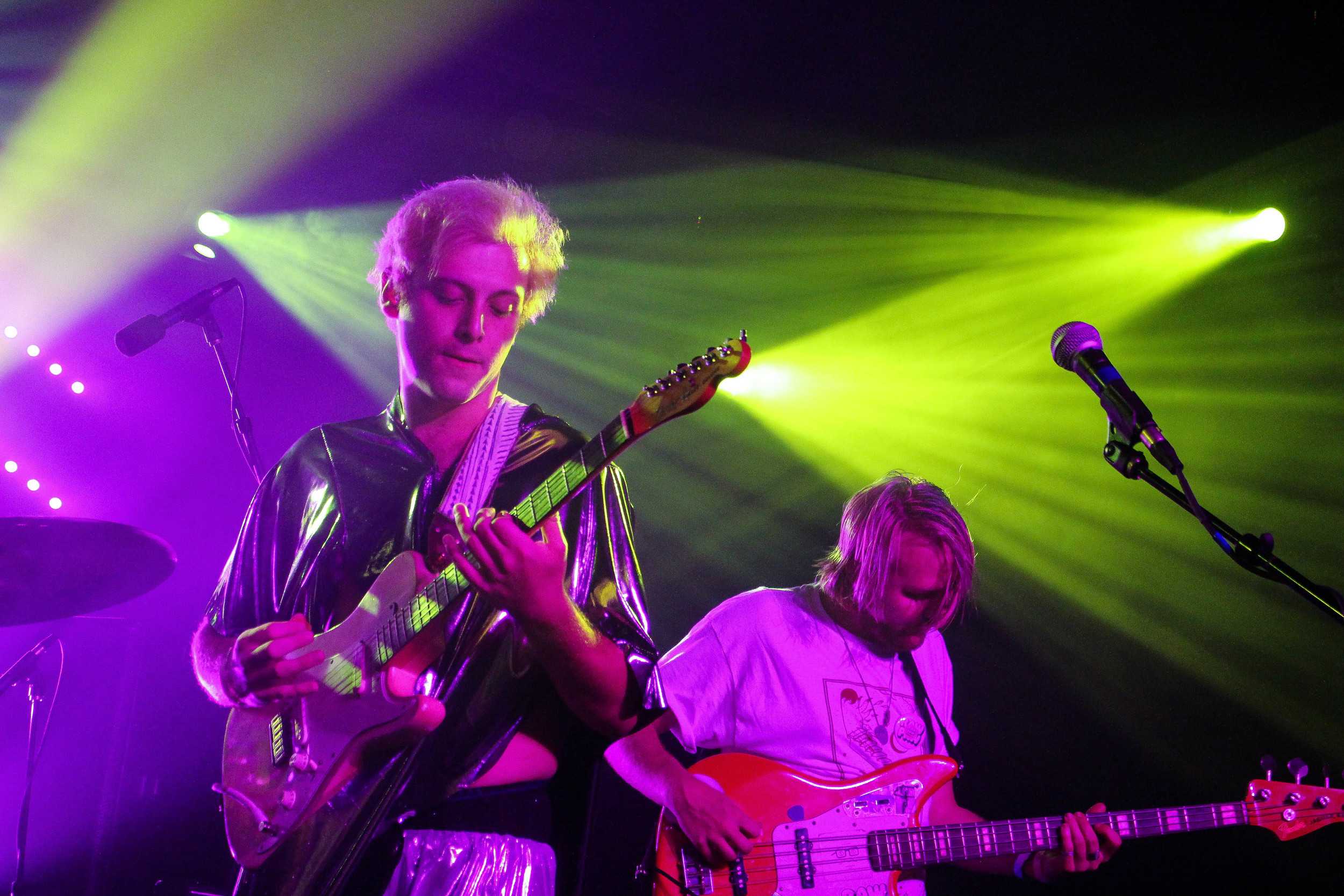   Austin mainstays Hikes headline the outdoor stage as fans dance, mosh, crowd surf and sing along to almost every word. It was the band's kickoff show for their U.S. tour.     